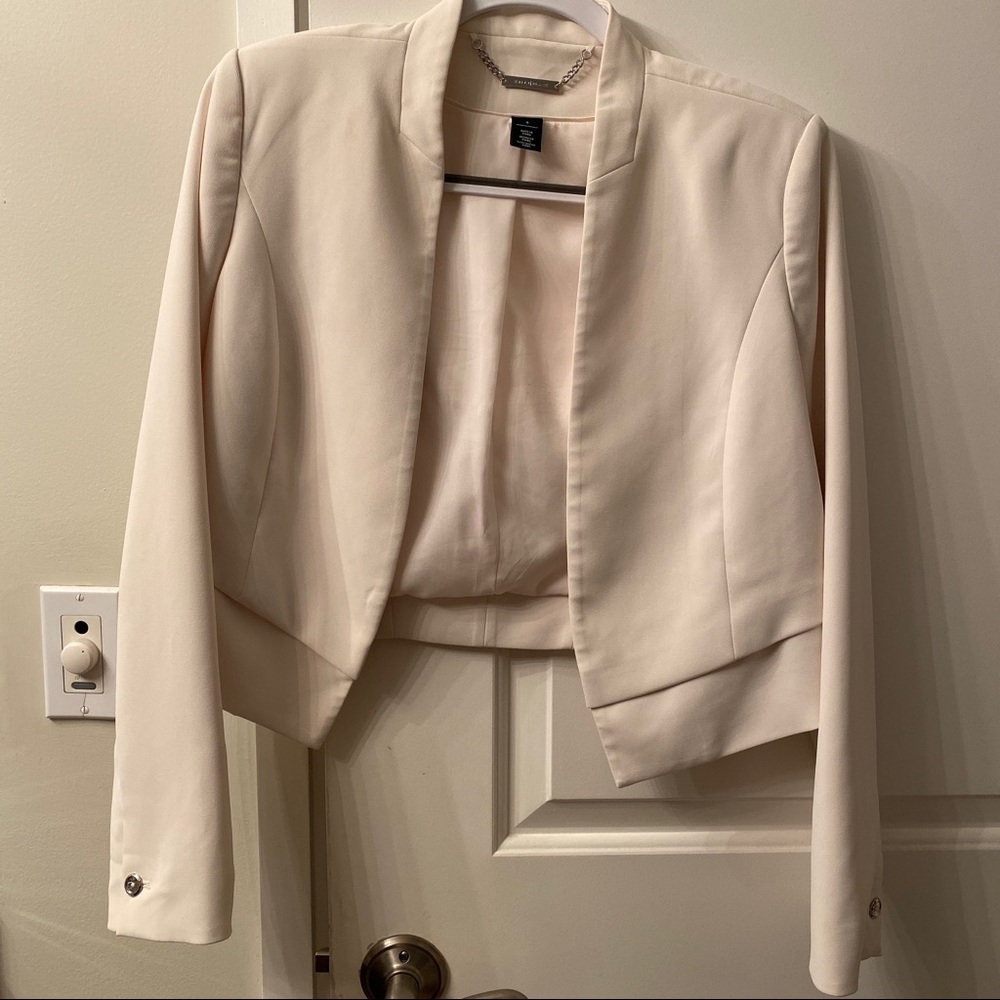 WHBM crop blazer